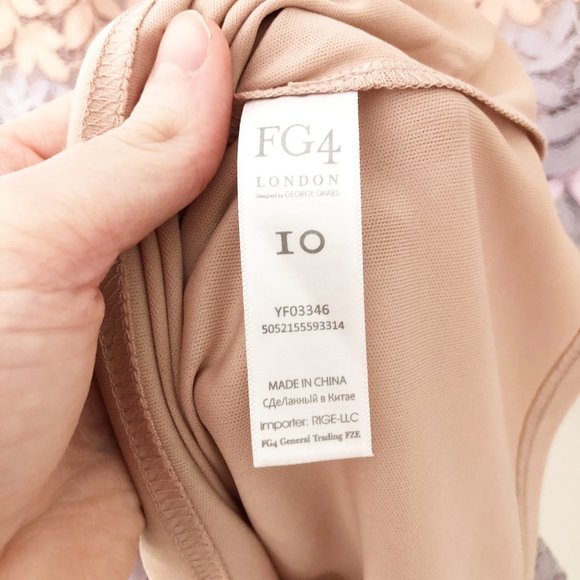 Stunning Pastel Lace Midi Layered Sheath Dress 4/6 - Picture 4 of 7